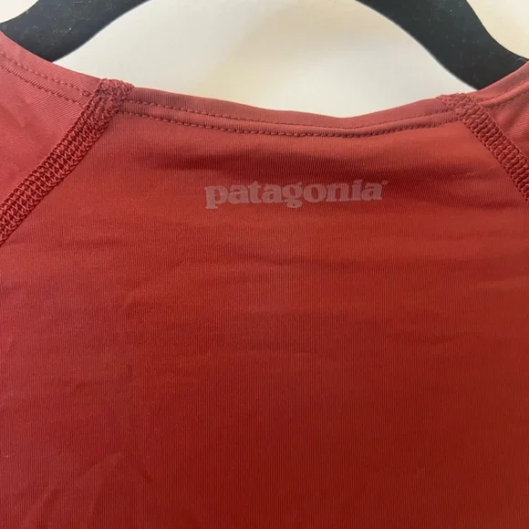 Patagonia Women's Crew Top - Rust & Black - Picture 4 of 4